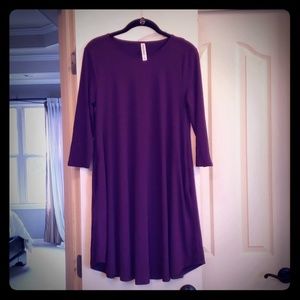 Purple dress with pockets